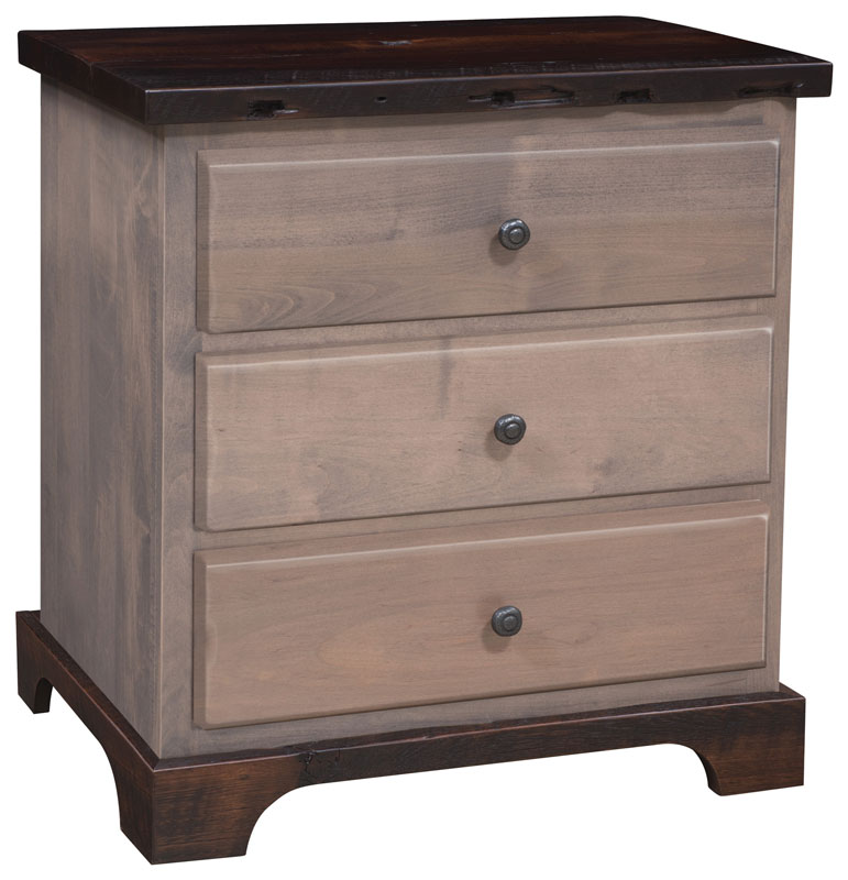 Manchester 3 Drawer Nightstand