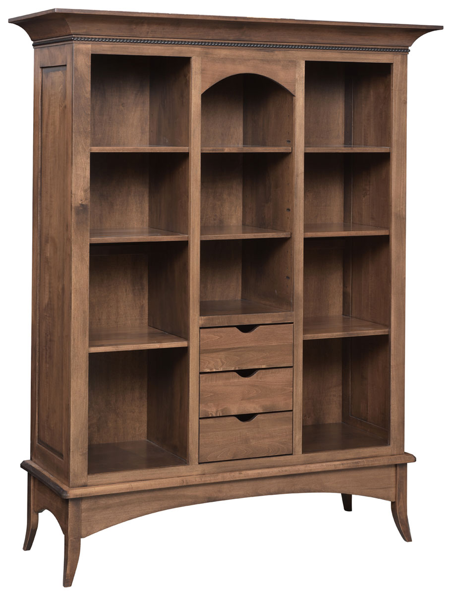 Bunker Hill Bookcase with Drawers