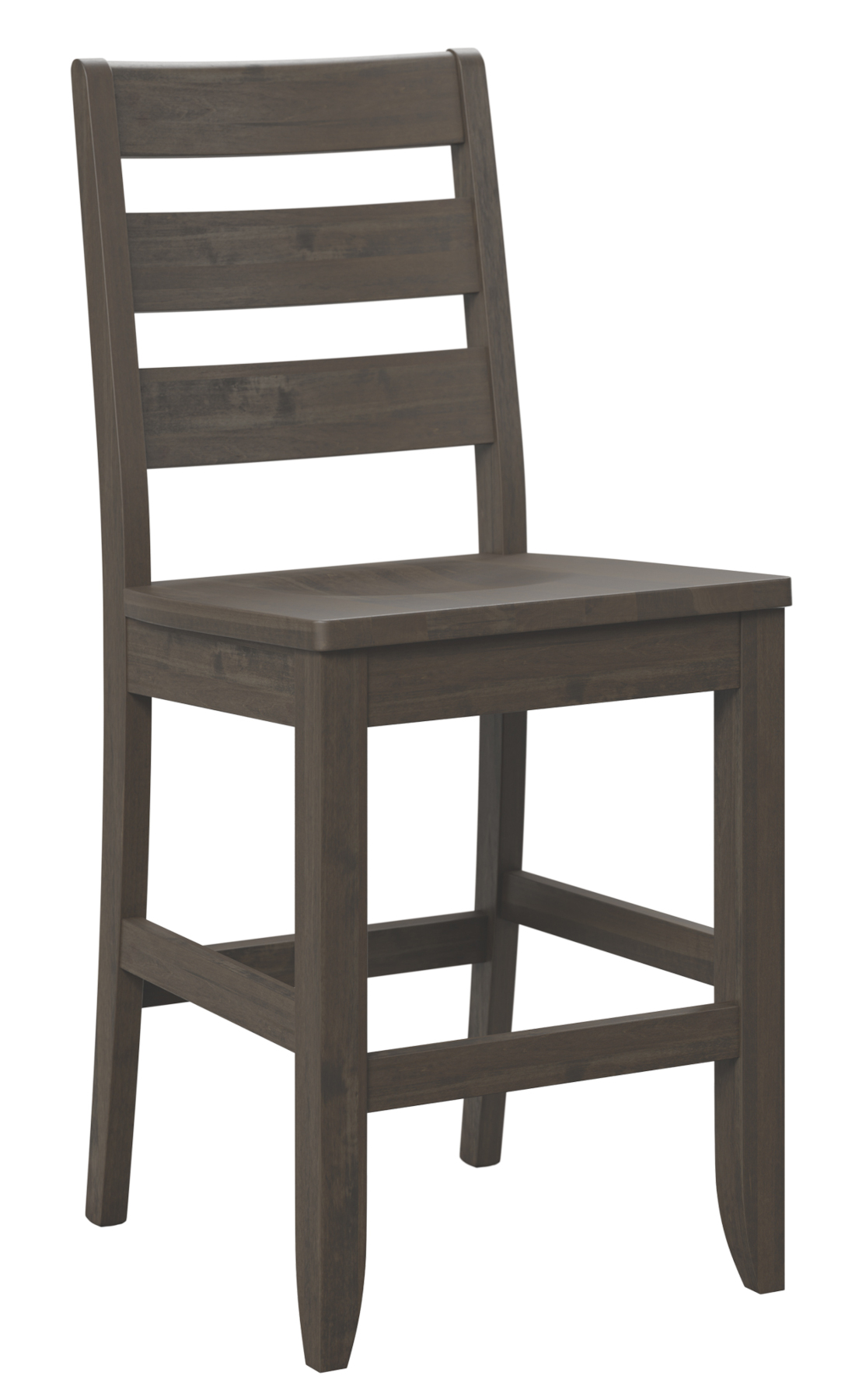 Dutch Ladder Side Bar Chair in Brown Maple with FC-Shadow Finish