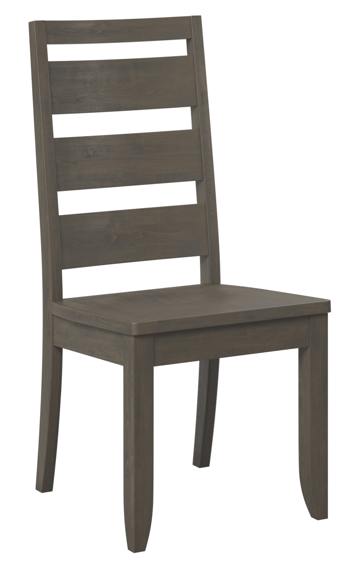Lakeland Side Dining Chair in Brown Maple with Antique Slate Finish
