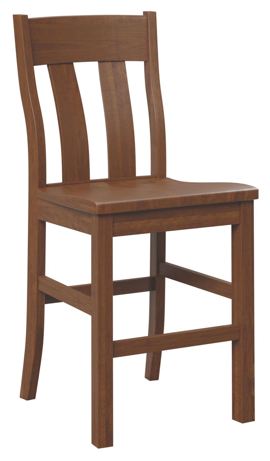 Urbana Bar Chair in Brown Maple with Michaels Cherry Finish
