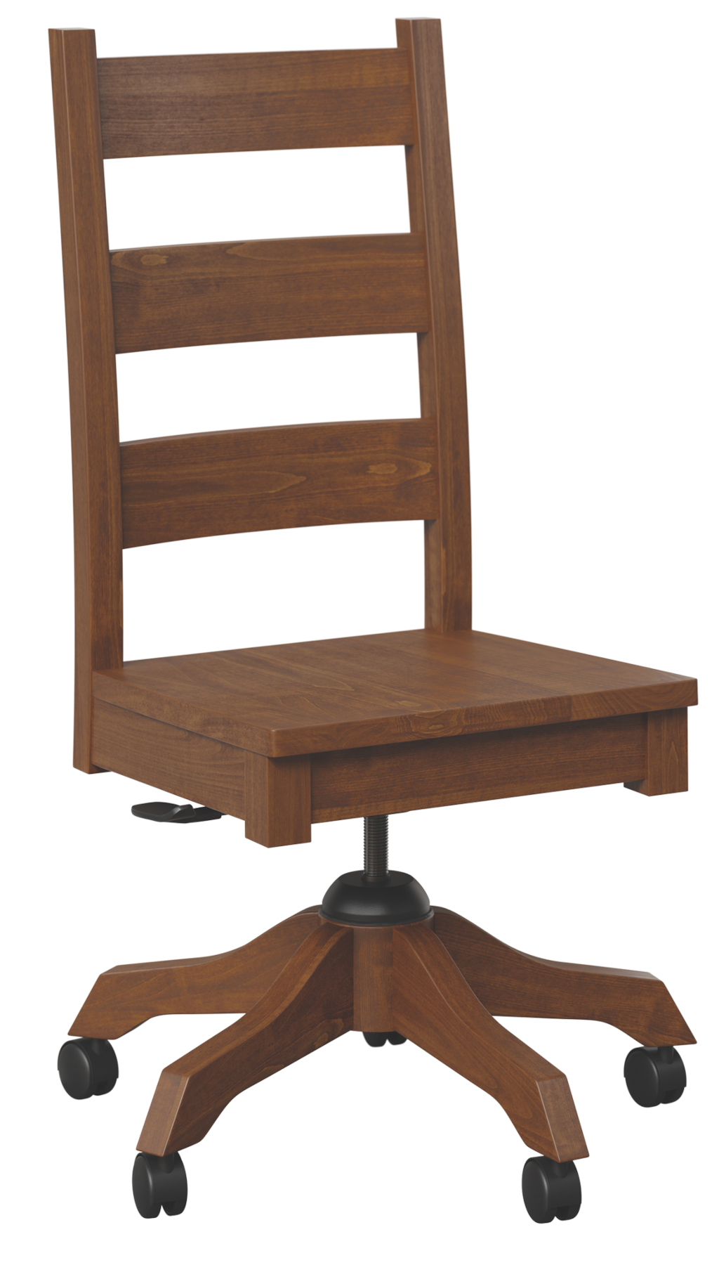 Western Hi-Back  Office Chair in Brown Maple with Michaels Cherry Finish