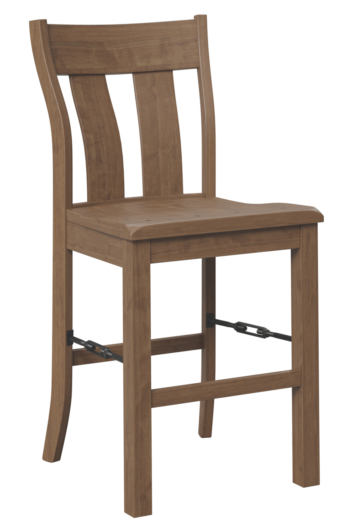 Bayfield Side Bar Chair in Brown Maple with FC 42000 Almond Finish