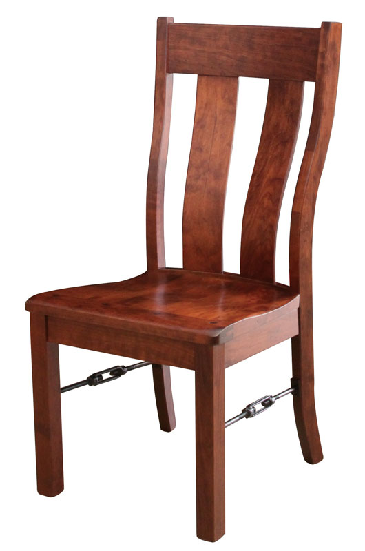 Bayfield Side Chair with a Wood Seat