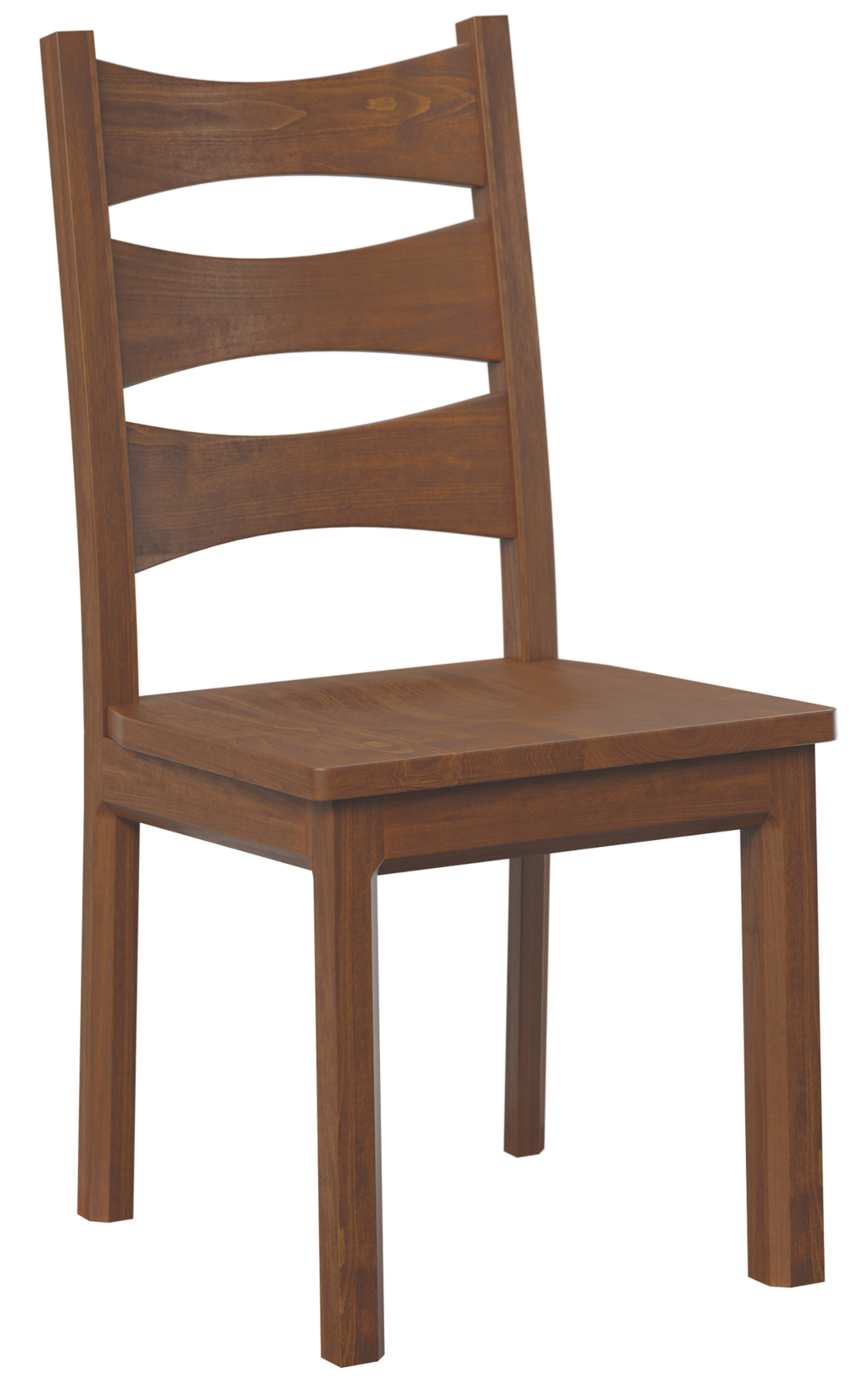 Columbo Side Dining Chair in Brown Maple with Michael's Cherry Finish