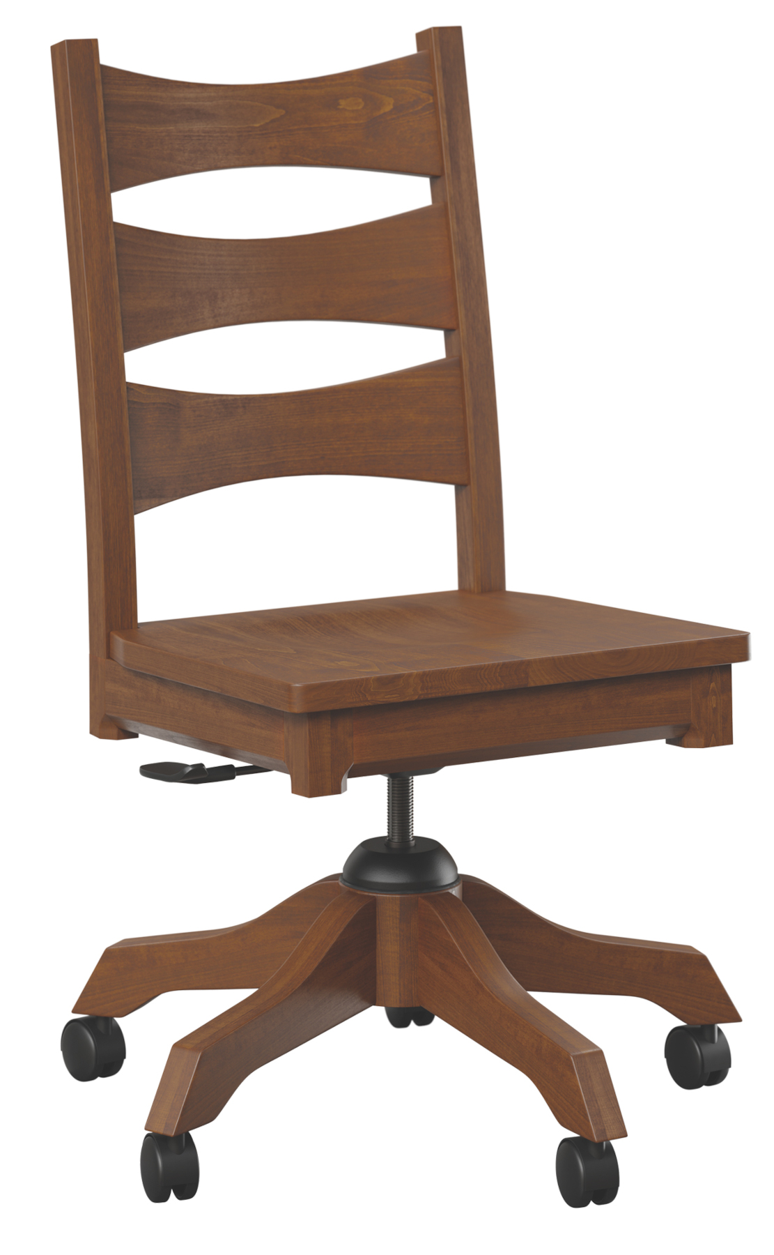 Columbo Office Chair in Brown Maple with Michael's Cherry Finish