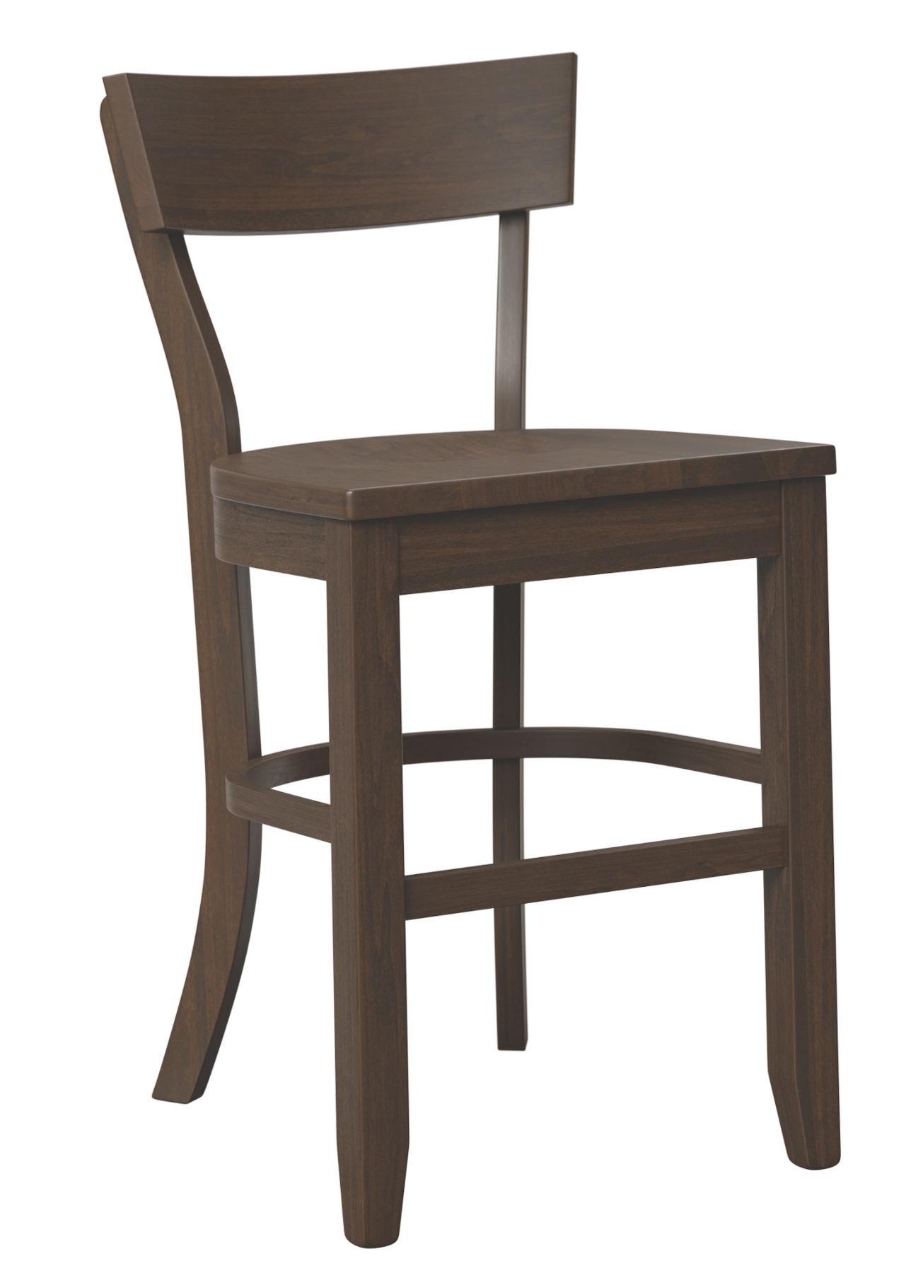 Greenville Bar Chair in Brown Maple with OCS-122 Cocoa 