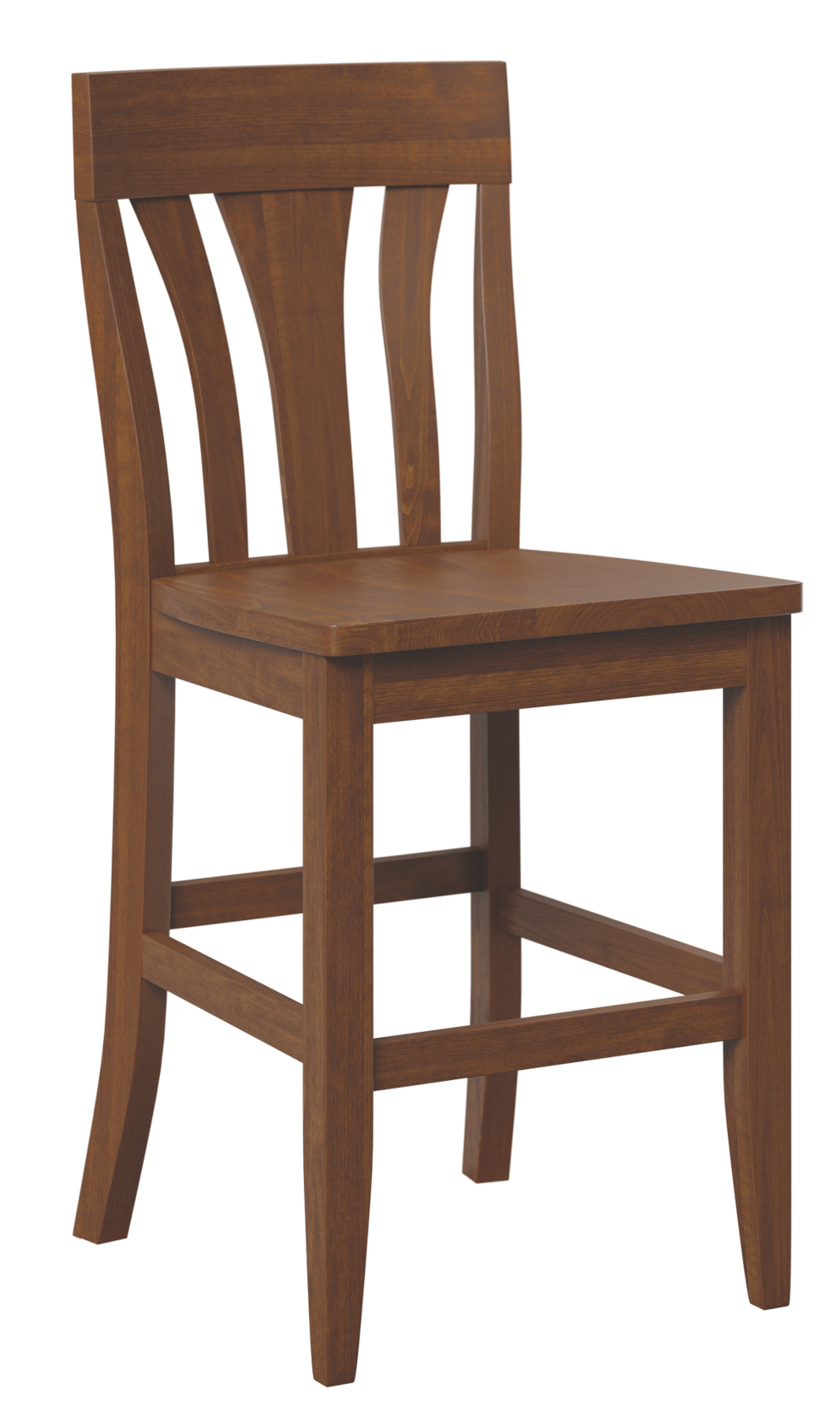 Hudson Bar Chair in Brown Maple with Michaels Cherry Finish.