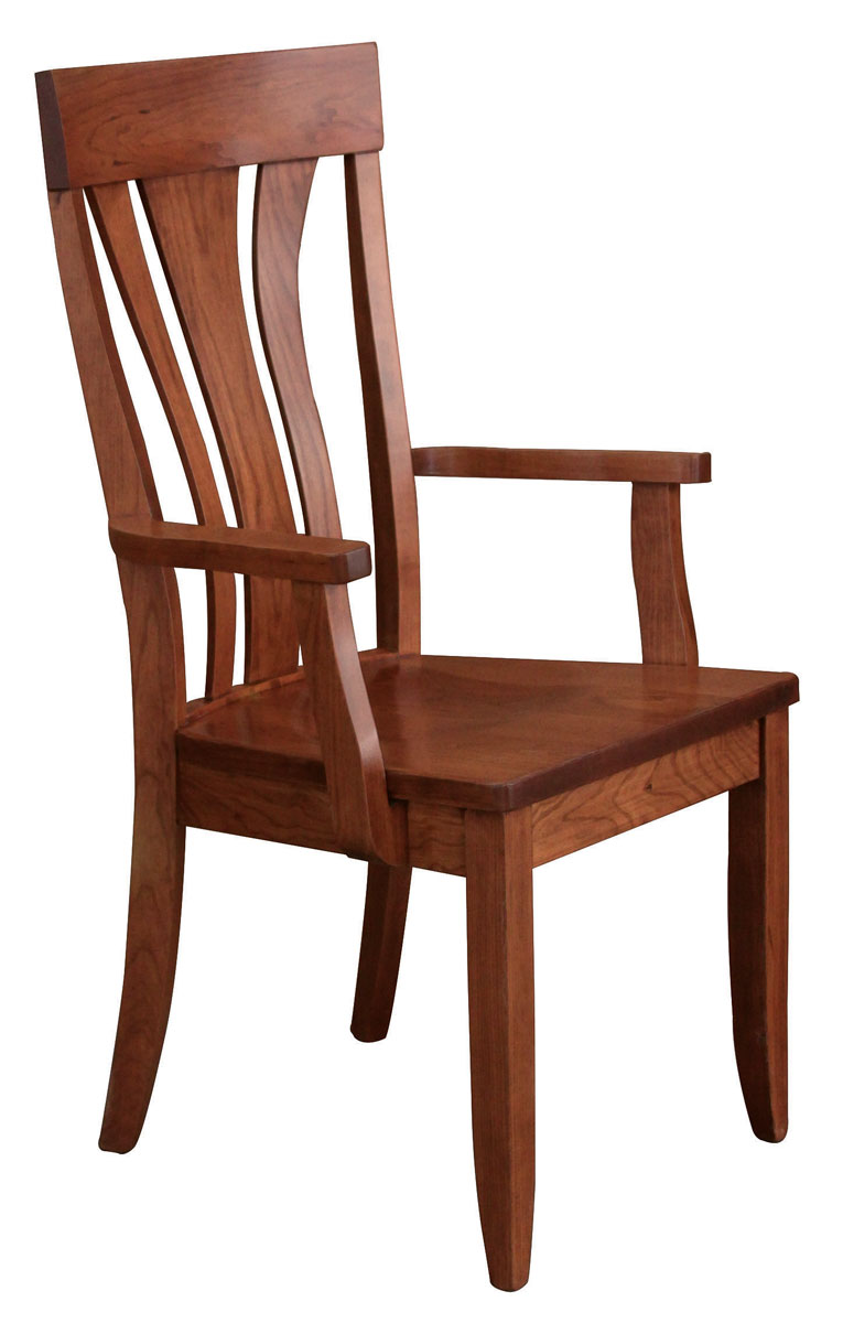 Hudson Arm Chair  with wood seat