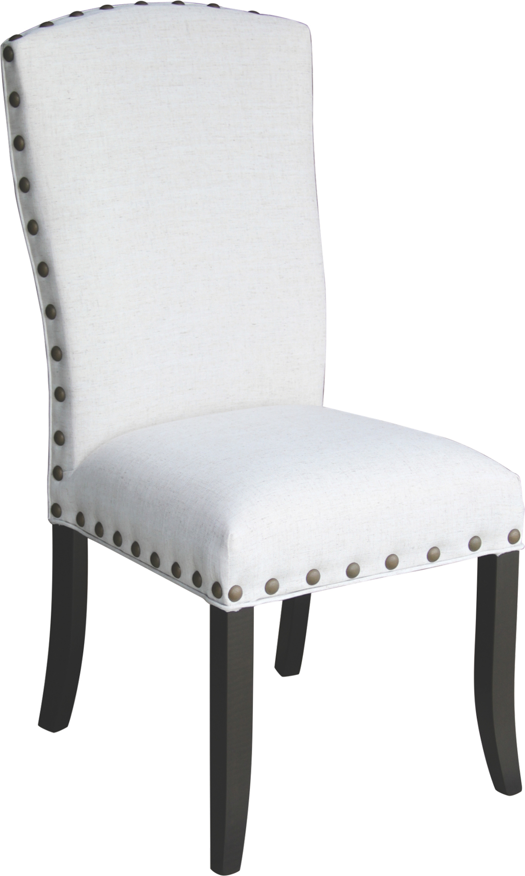 Parkview Side Chair in 4-131 Igloo Fabric with Optional Tacks