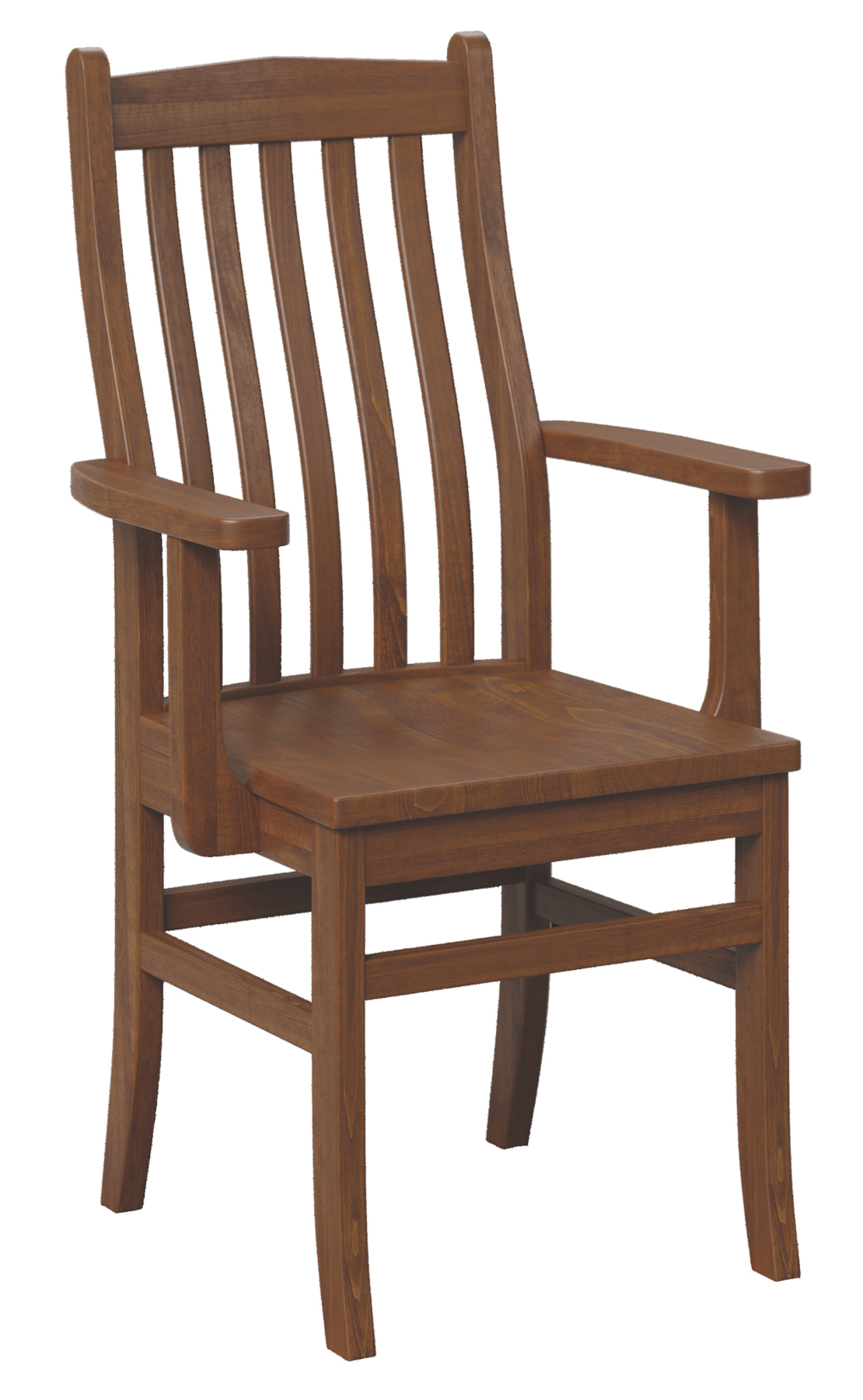 Lincoln Arm Chair in Brown Maple with FC Michaels Cherry Finish
