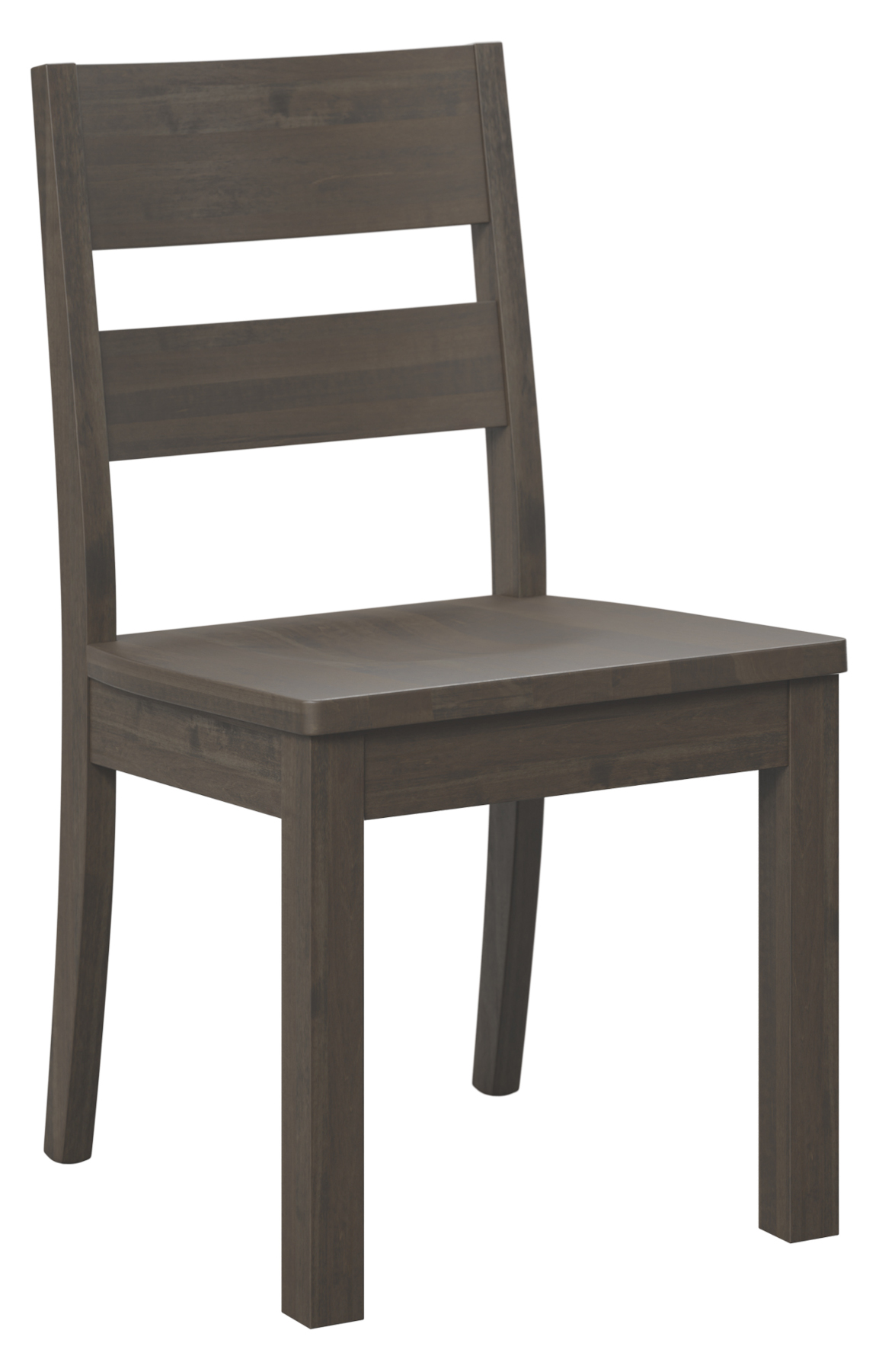 Moore Avon Side Dining Chair in Brown Maple with FC Shadow Finish.