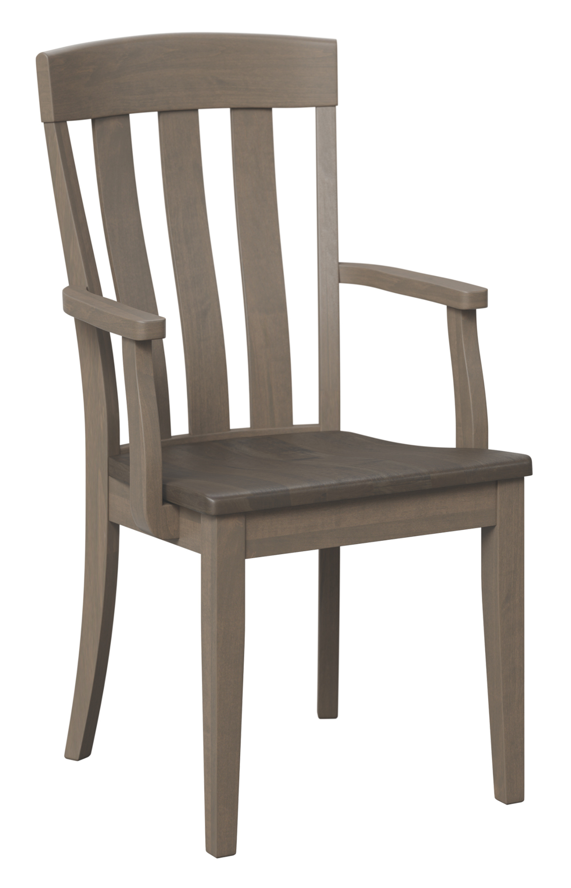 Oregon Arm Chair in Brown Maple with FC-Driftwood Finish