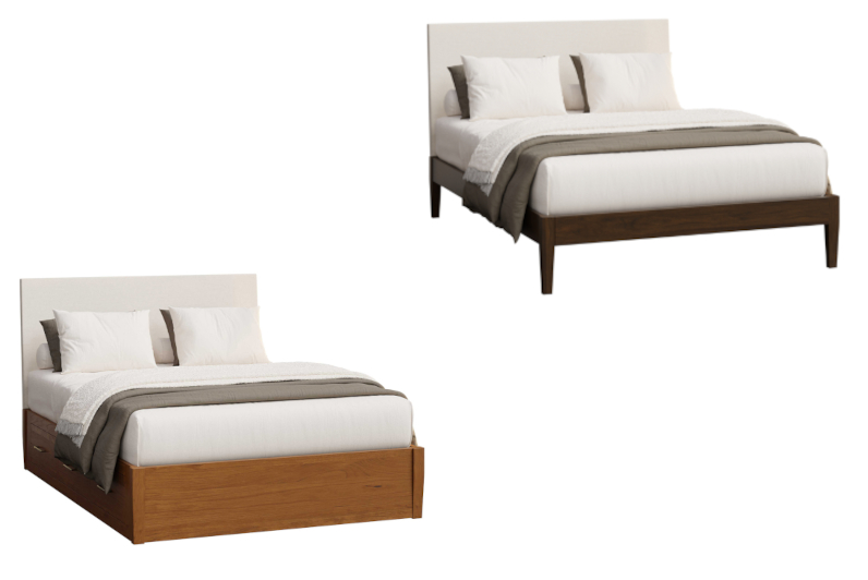 Accord Bed Collection with Upholstered Headboards