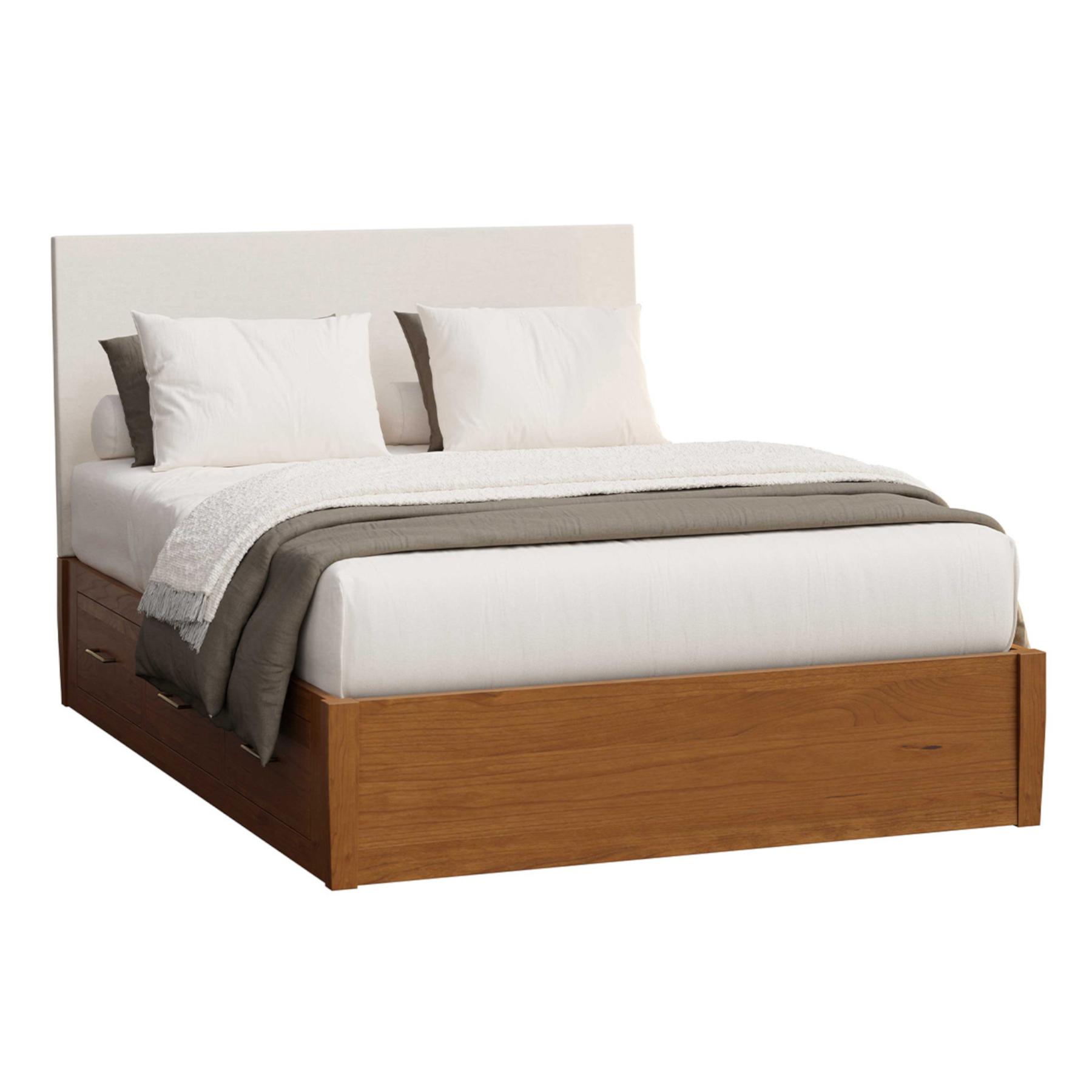 Accord Storage Bed with Upholstered Headboard