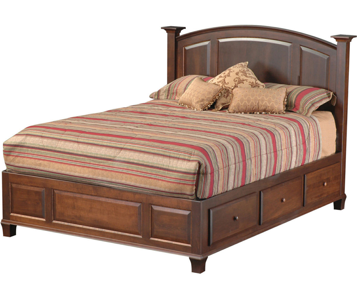 Willow Platform Bed with Storage