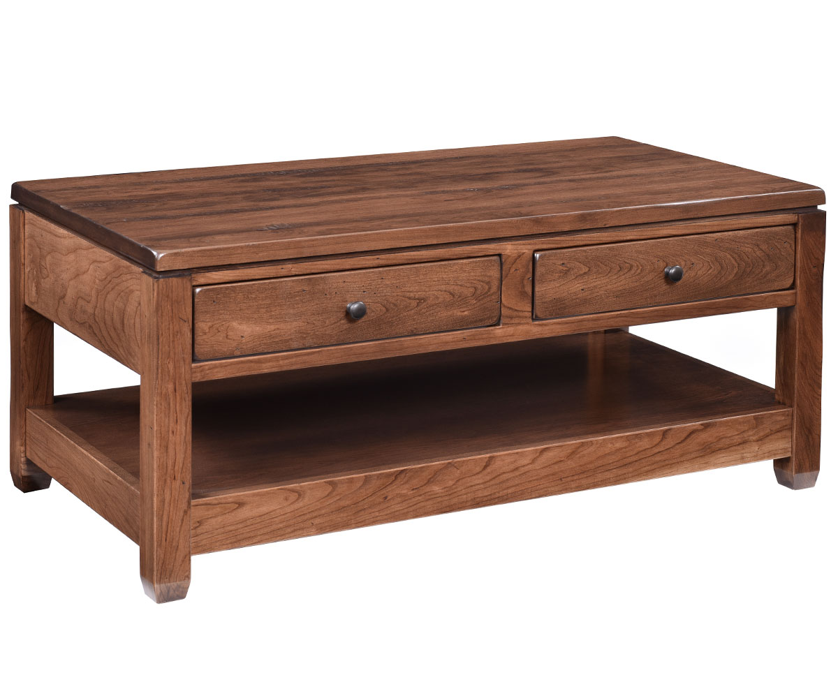 Antigo Cocktail Table with 2 Drawers