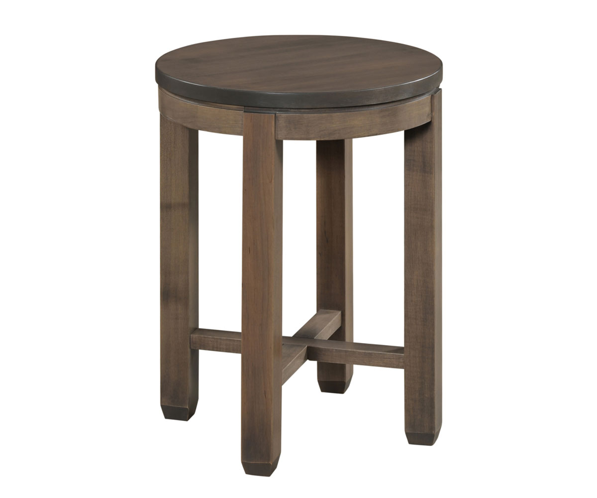Antigo X 18" Round End Table (without Shelf)
