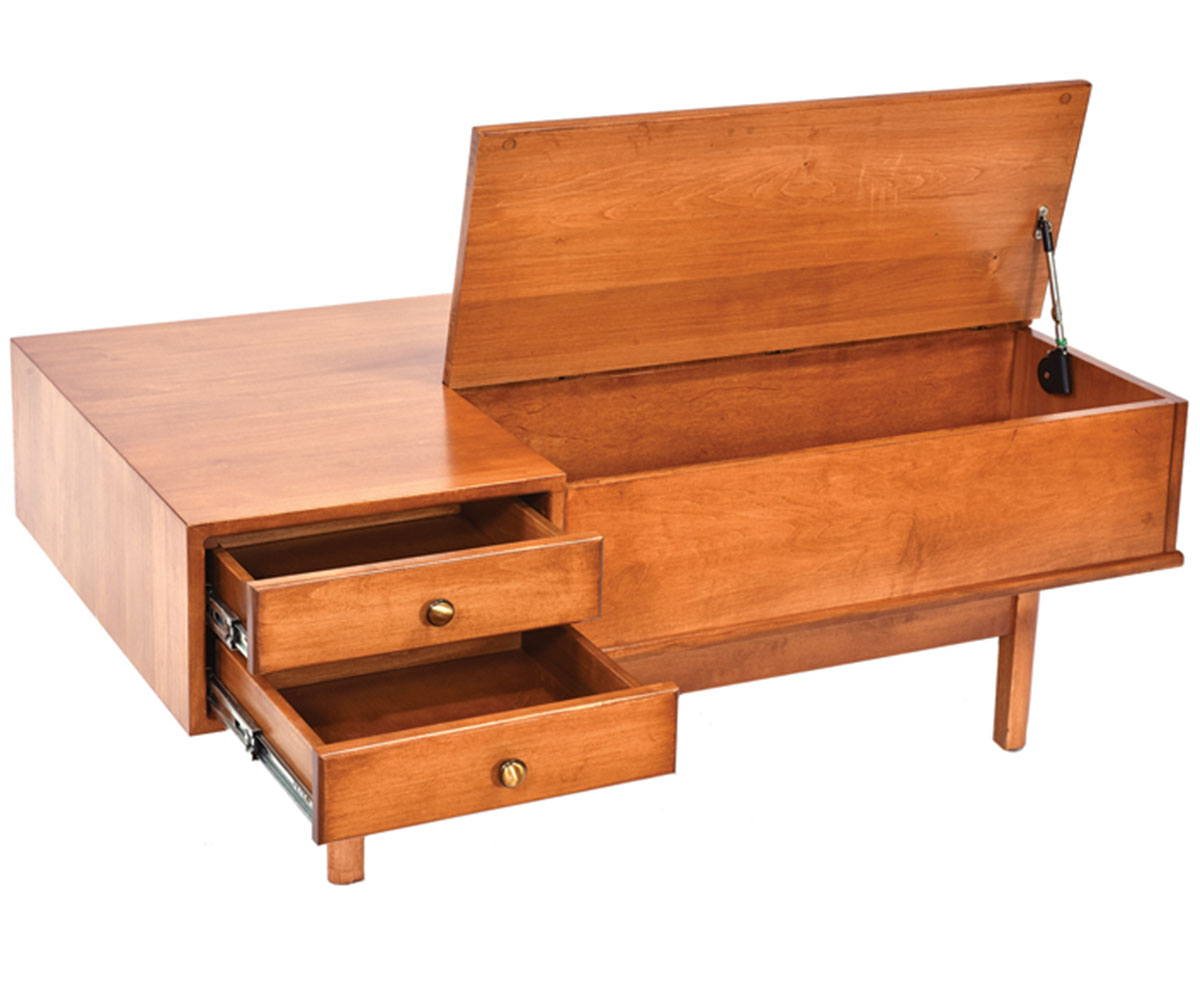 Brady Cocktail Table with Lift Top and Drawers