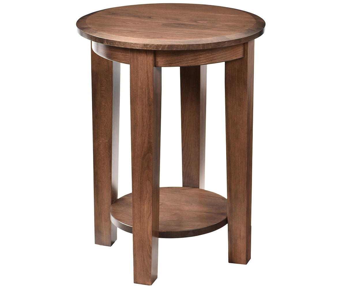 Deluxe Shaker 18" Round End Table