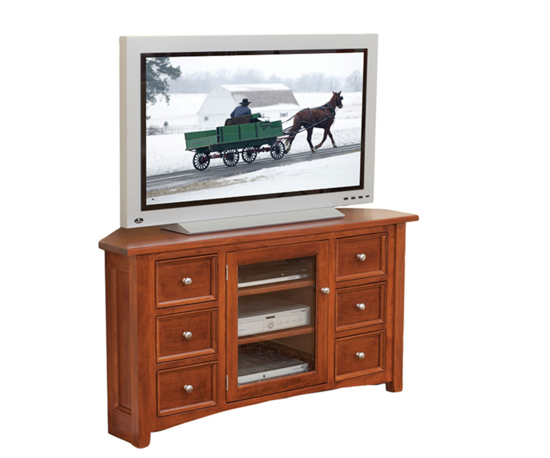 Garnet Hill Corner Media Consoles