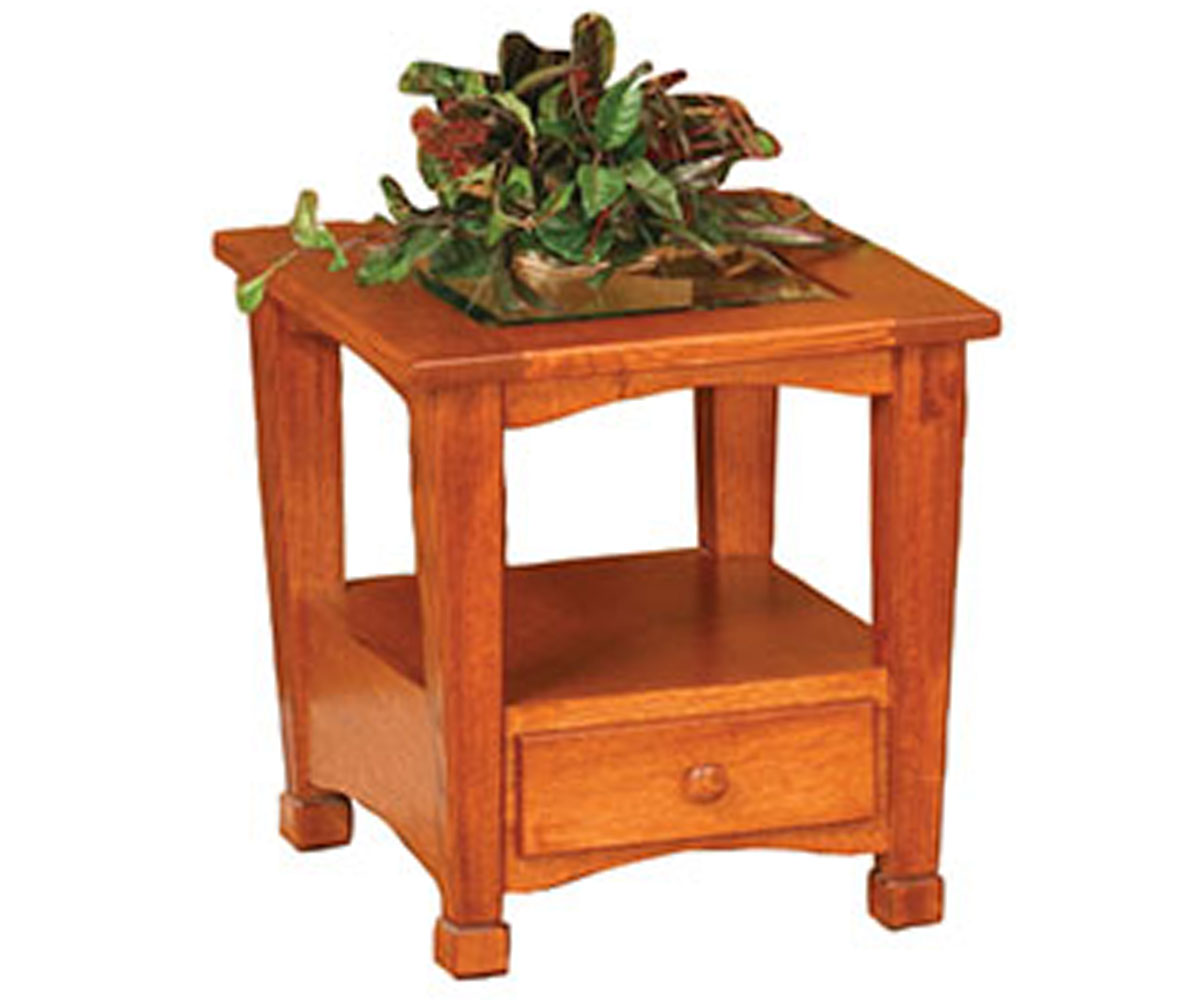 Granville Shaker End Table (56-001-D-S-BG)