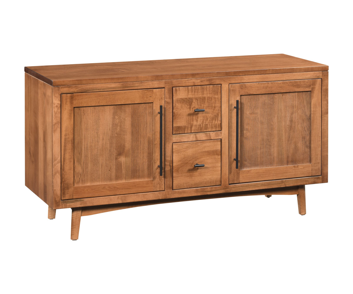 Lodi 56" TV Console with Optional Reeded Doors