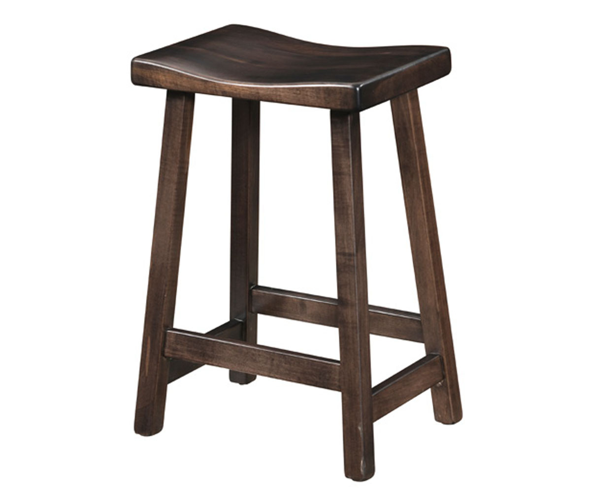 Lotus Barstool with Wood Seat