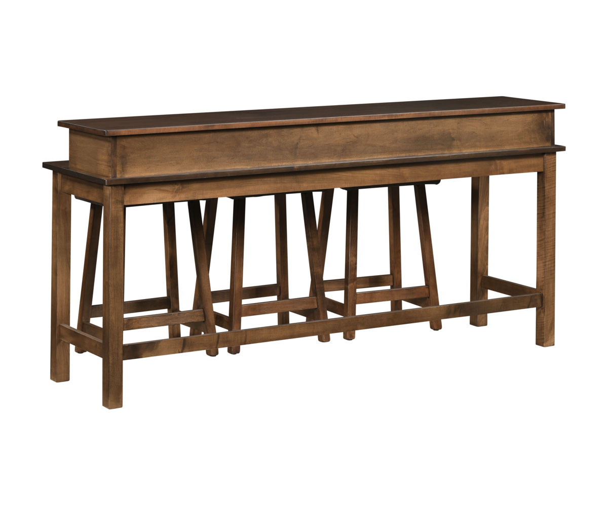 Lotus Barstool Sofa Table Back View