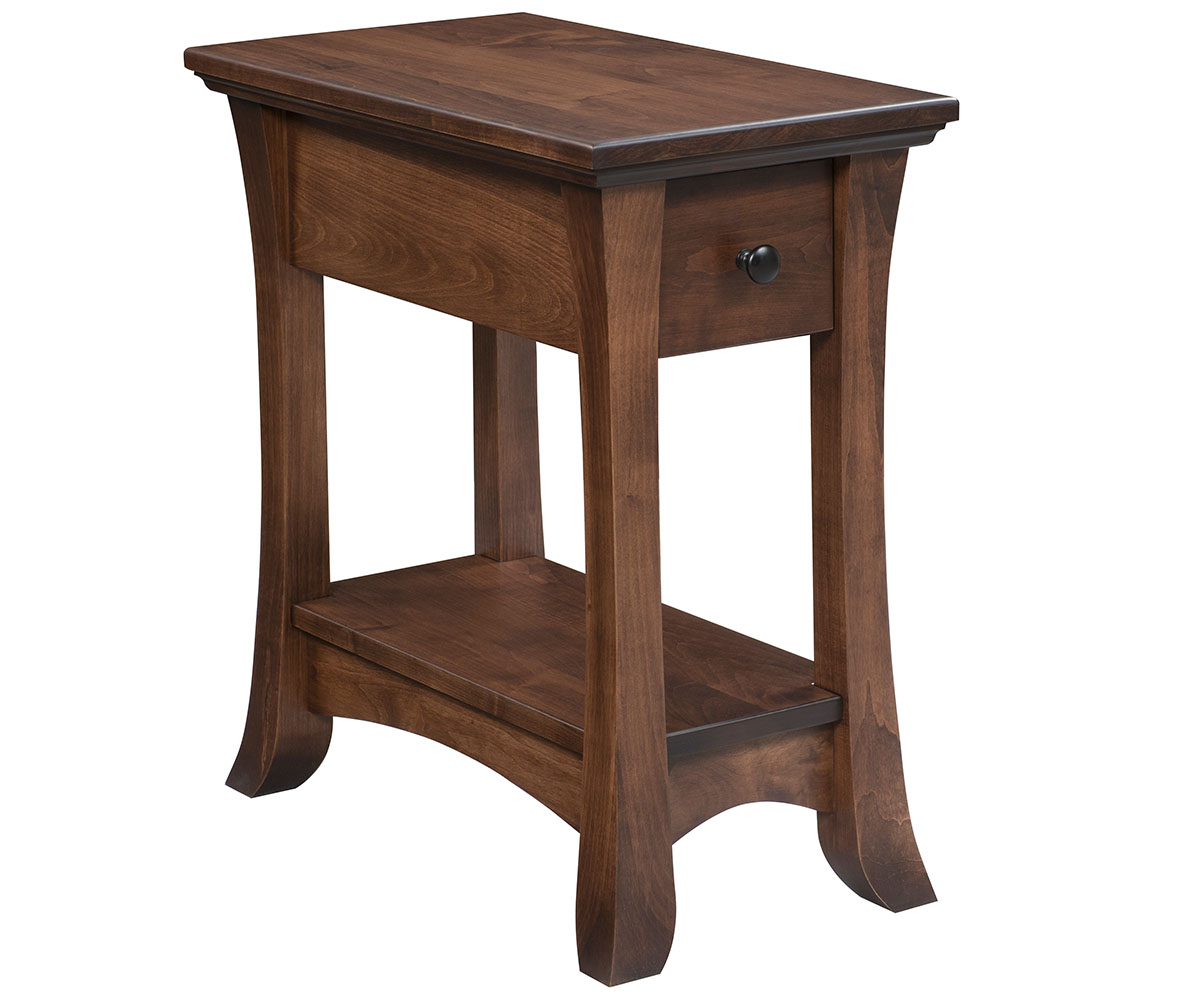 Verona 13" Chairside End Table with Optional 53005-FB Knob