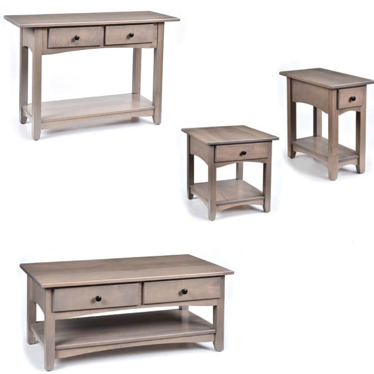 Modern Shaker Occasional Tables