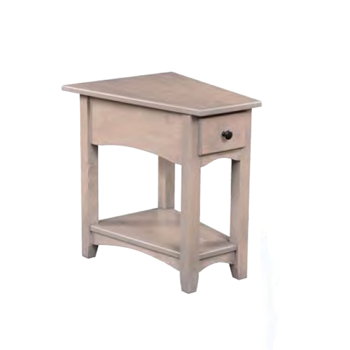 Modern Shaker Wedge End Table