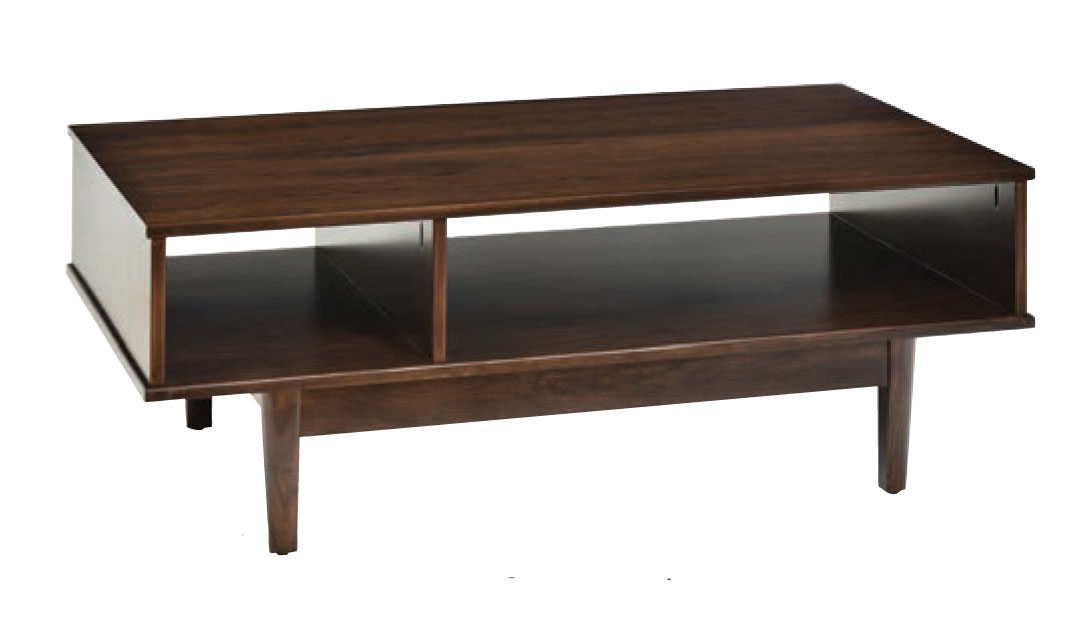 Brady Cocktail Table 51-007-SS in Sap Cherry with Cappuccino Stain