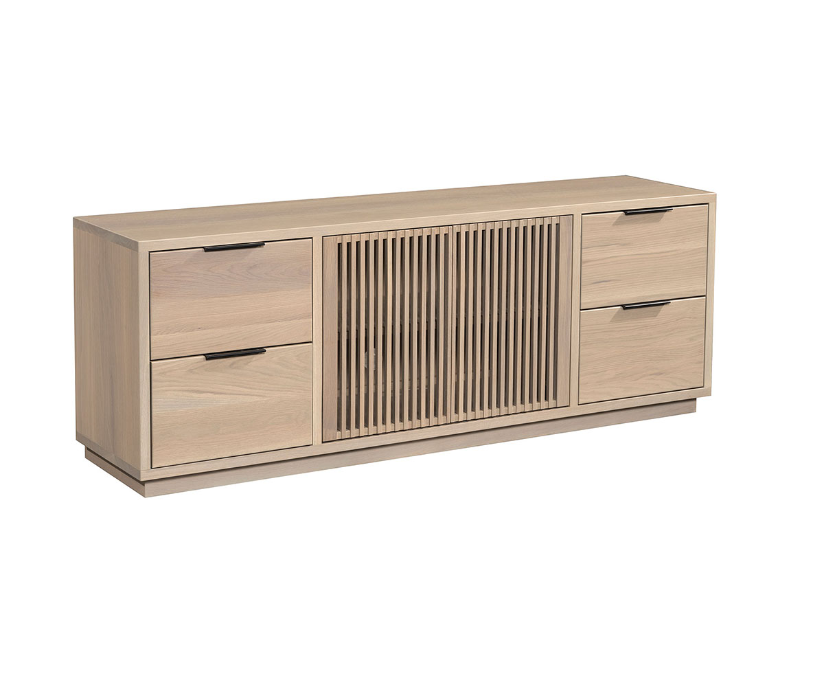 Bay View TV Stand with 2-Doors & 4-Drawers