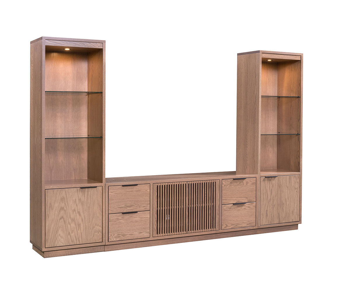 Bay View Wall Unit Entertainment Centers