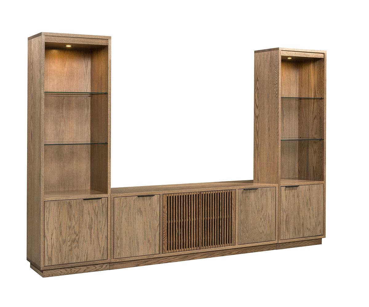Bay View BV385 Wall Unit Entertainment Center