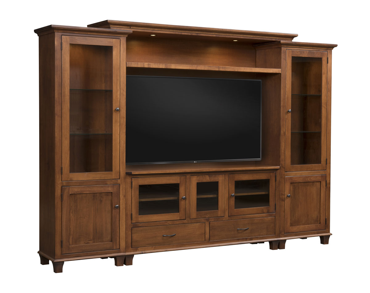 Bourten Bridge Wall Unit Entertainment Center