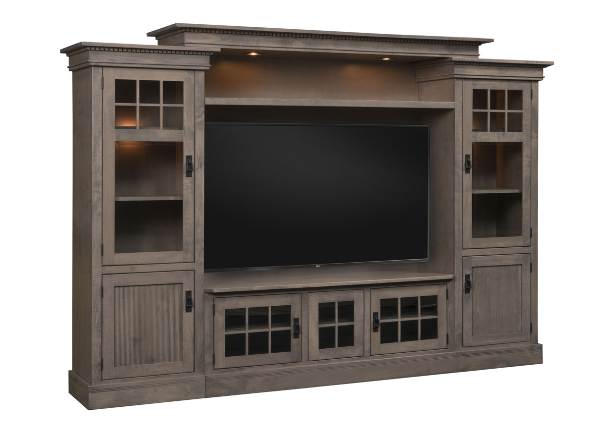 Rockford Bridge Wall Unit Entertainment Center 