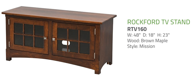 Rockford Mission TV Stand - 48"W