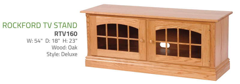 Rockford Deluxe TV Stand - 54"W