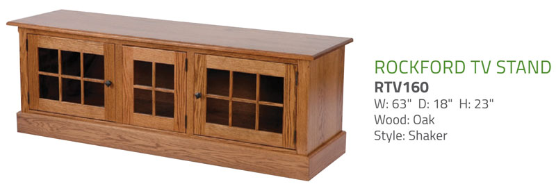 Rockford Shaker TV Stand - 63"W
