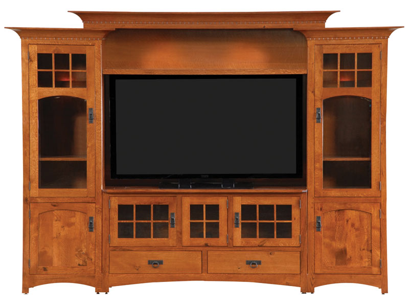 Winchester Bridge Wall Unit Entertainment Center