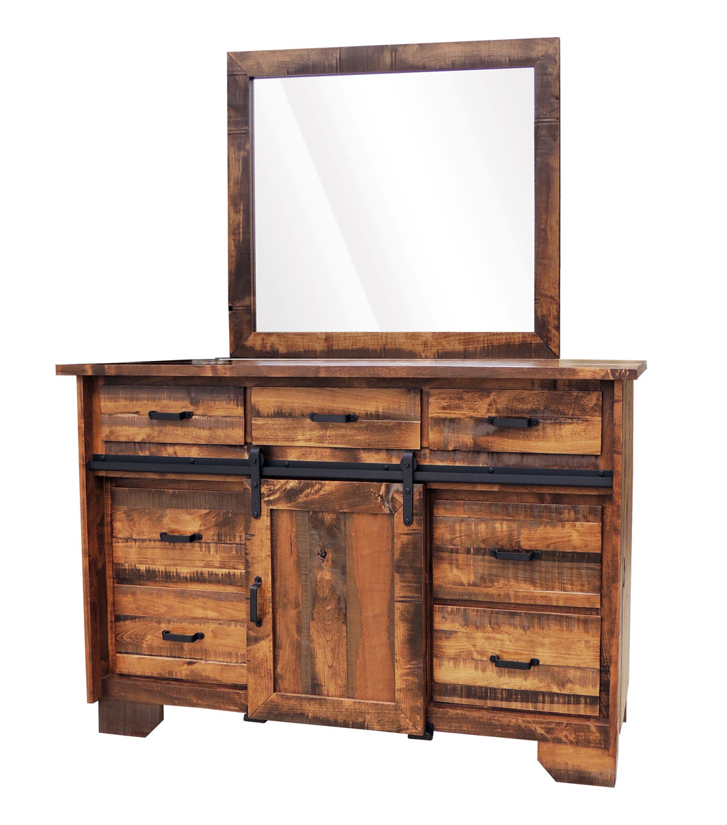 Timber Line  Deluxe Dresser and Mirror