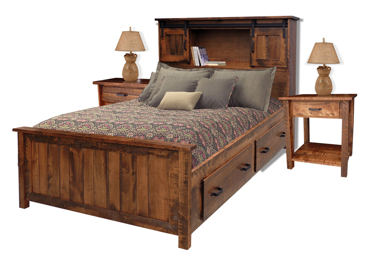 Timber Line Bookcase Bed