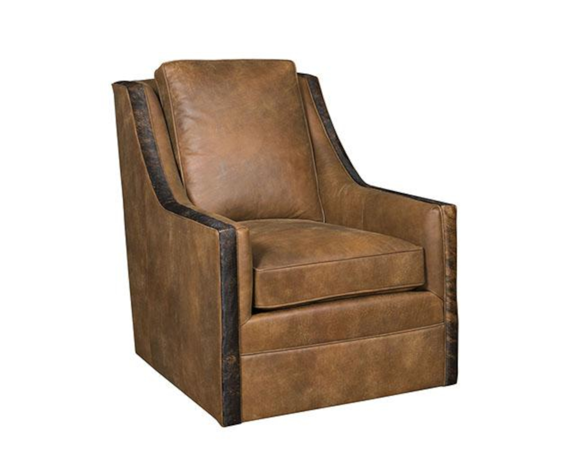 Brandon Swivel Chair in Leather