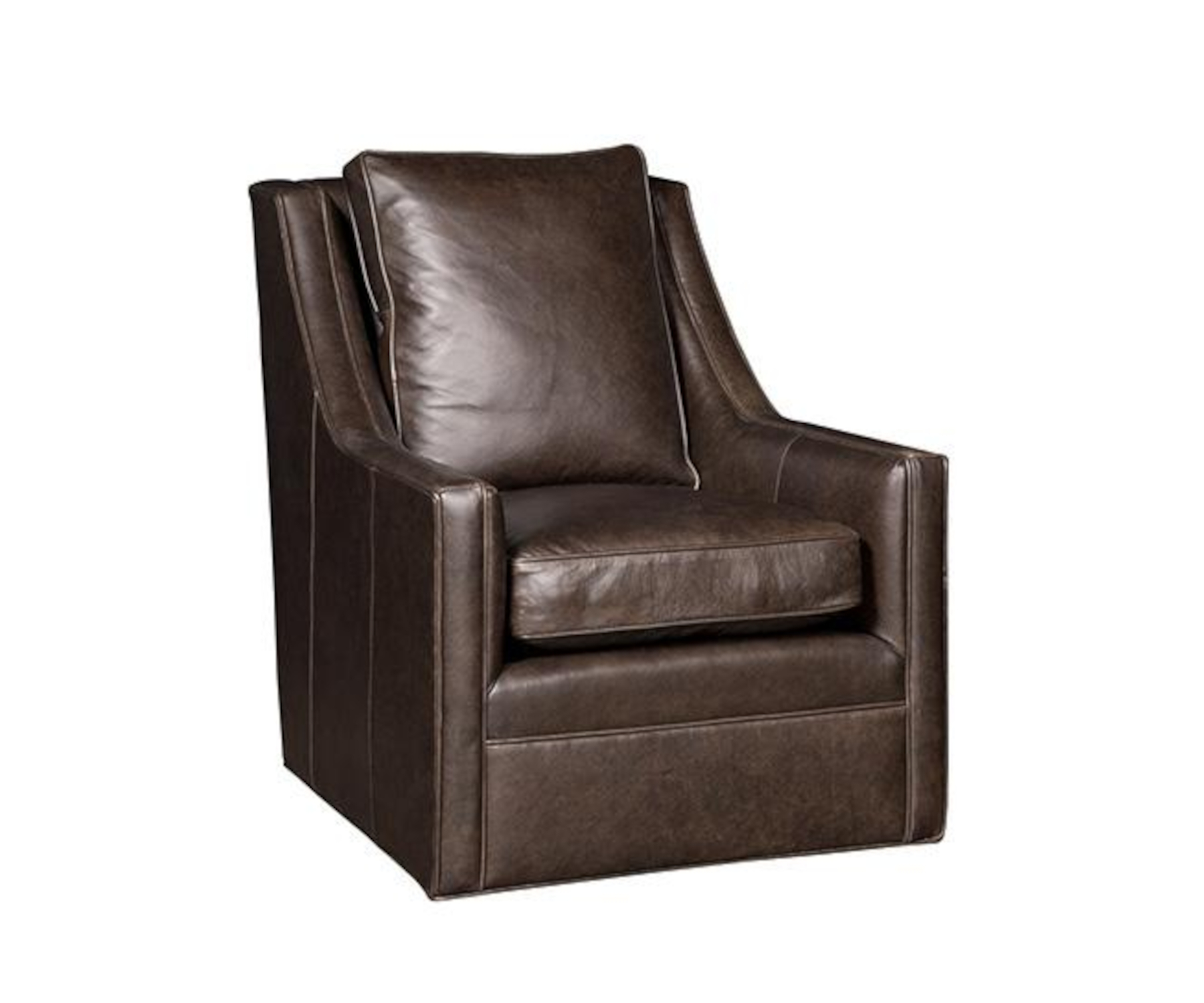 Brandon Swivel Chair in Leather