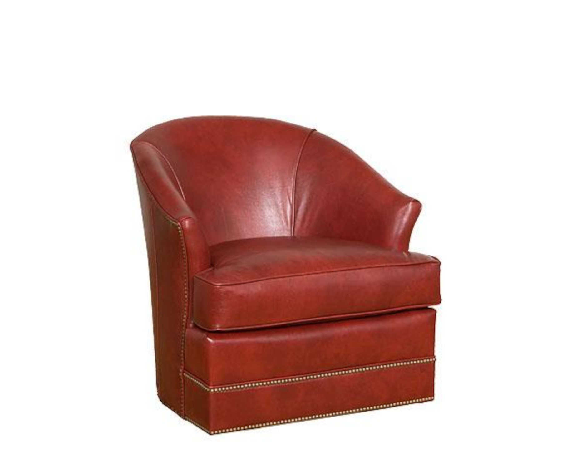 Cassandra Swivel Chair in Leather