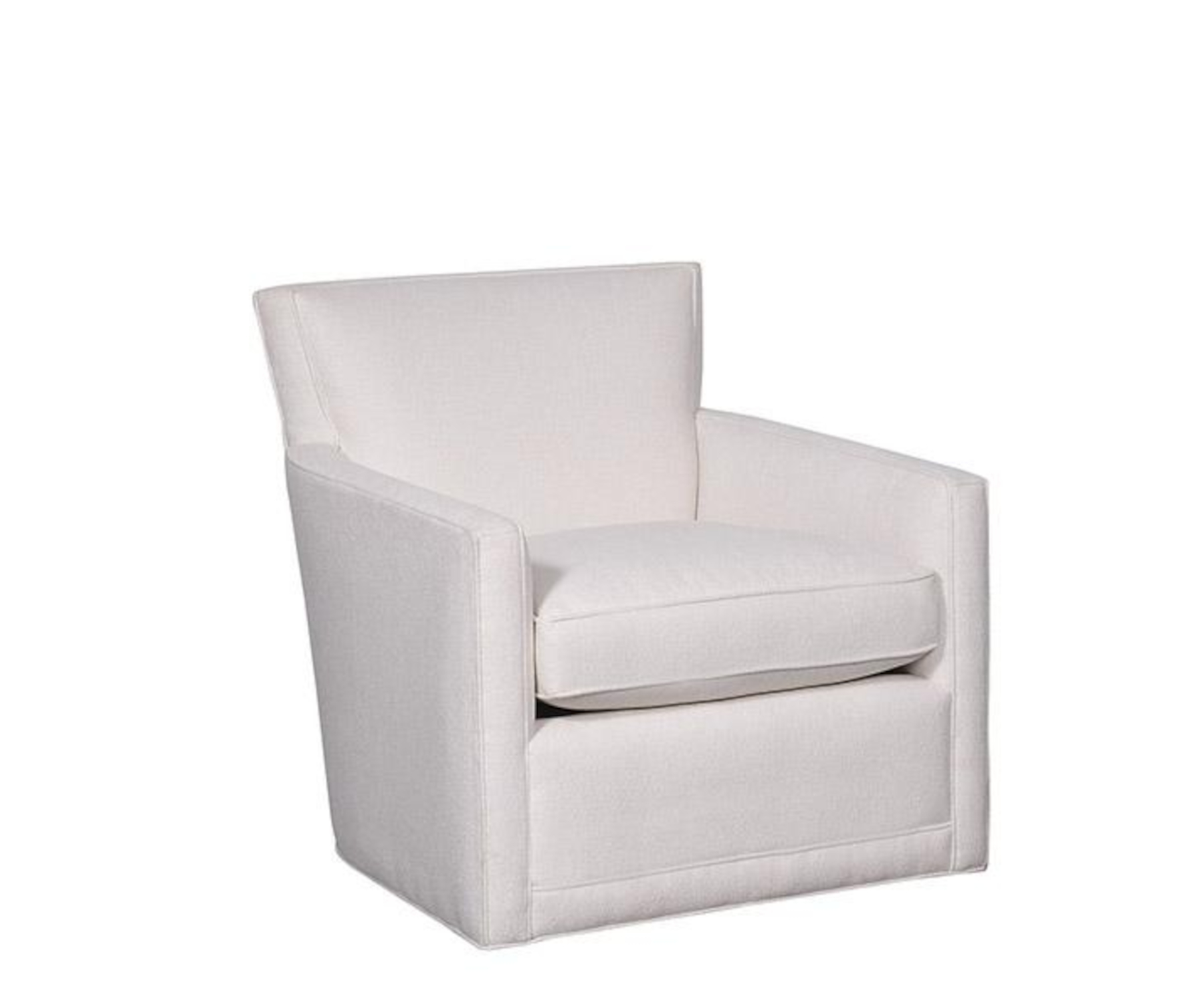 Ruskin Swivel Chair by King Hickory Furniture in Fabric