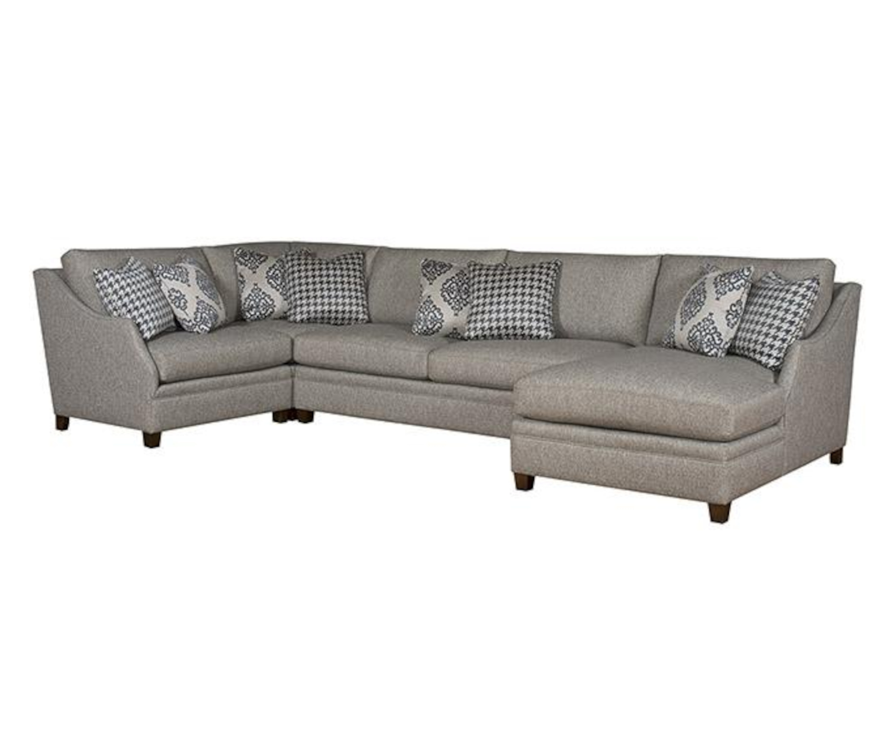 Brandy LAF One Arm Chair 5712-11W-F/Brandy Corner Chair 5761-11W-F/Brandy Armless Sofa 5784-W-F/Brandy RAF One Arm Chaise 5783-W-F