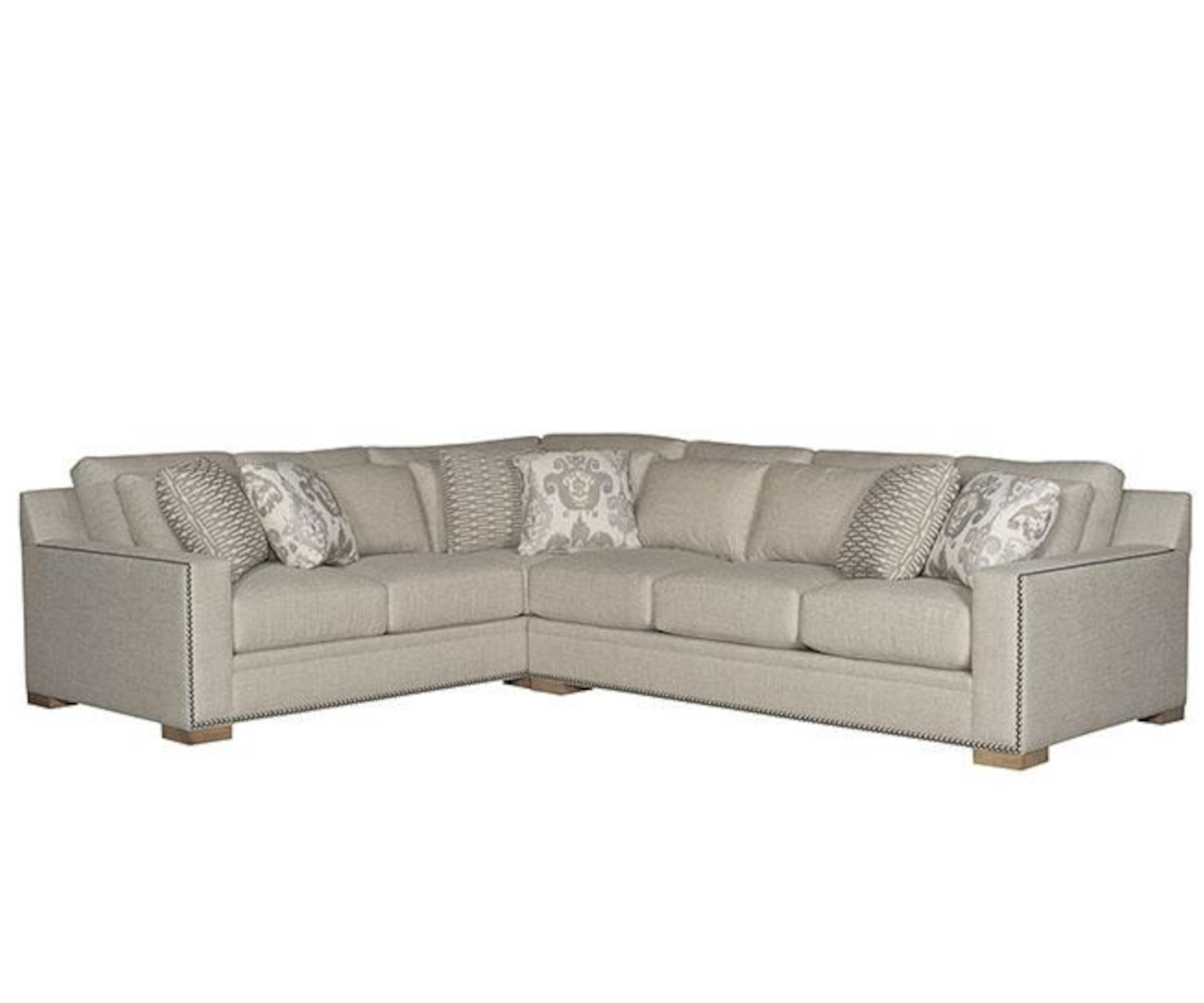 California LAF Loveseat/Corner Chair/RAF One Arm Sofa in Fabric